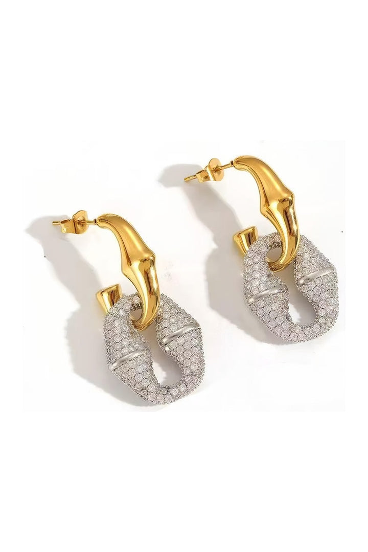 Phoebe Earrings Mixed Metal