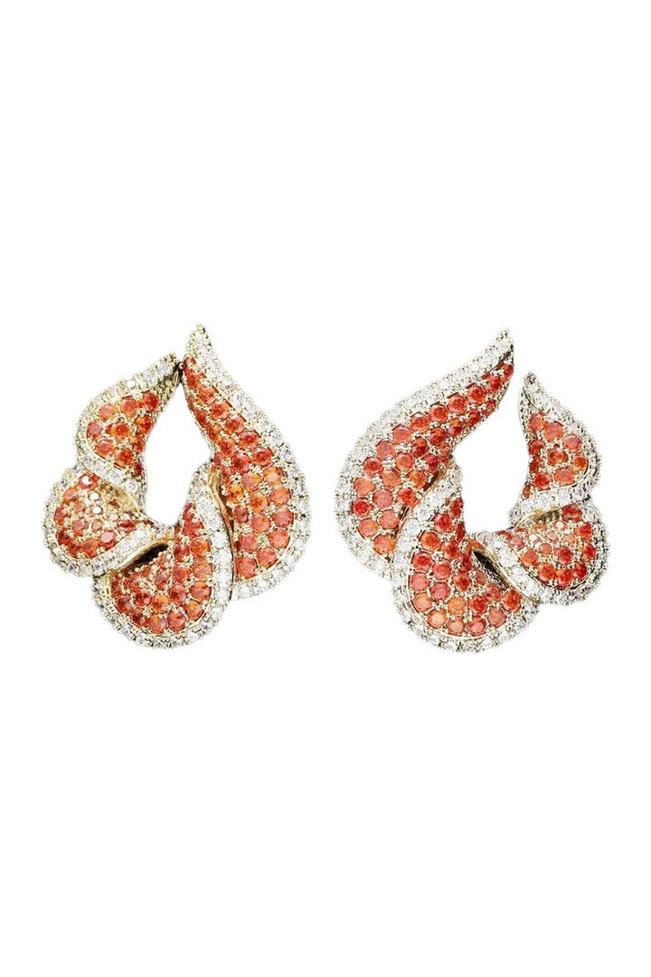 Camille Earrings Orange