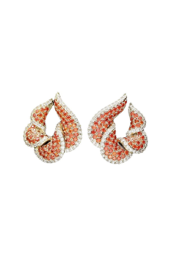 Camille Earrings Orange