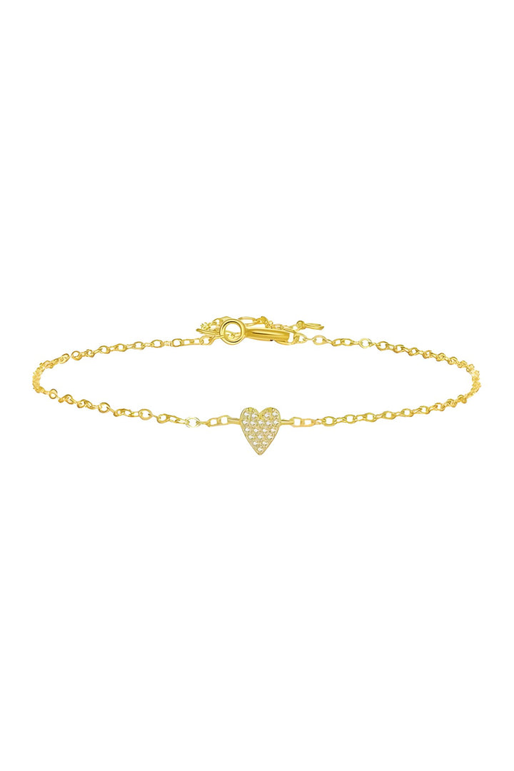 Skinny Heart Bracelet