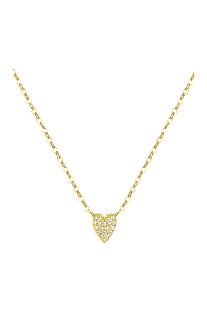 Skinny Heart Necklace