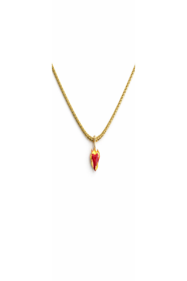 Burning Love Necklace Gold