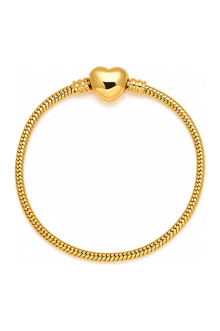 European Charms Bracelet Gold