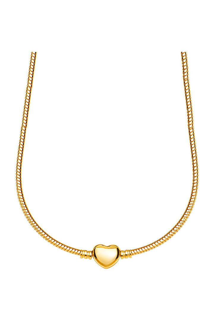 European Charms Necklace Gold