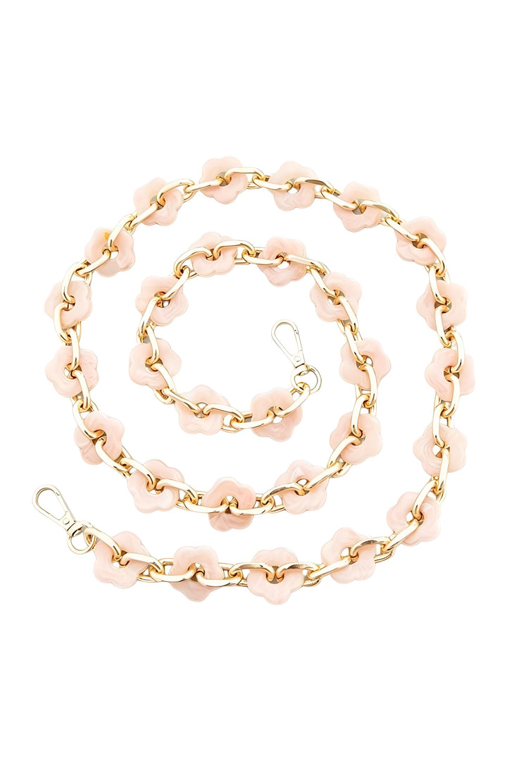 Crossbody Phone Strap Floral Light Pink