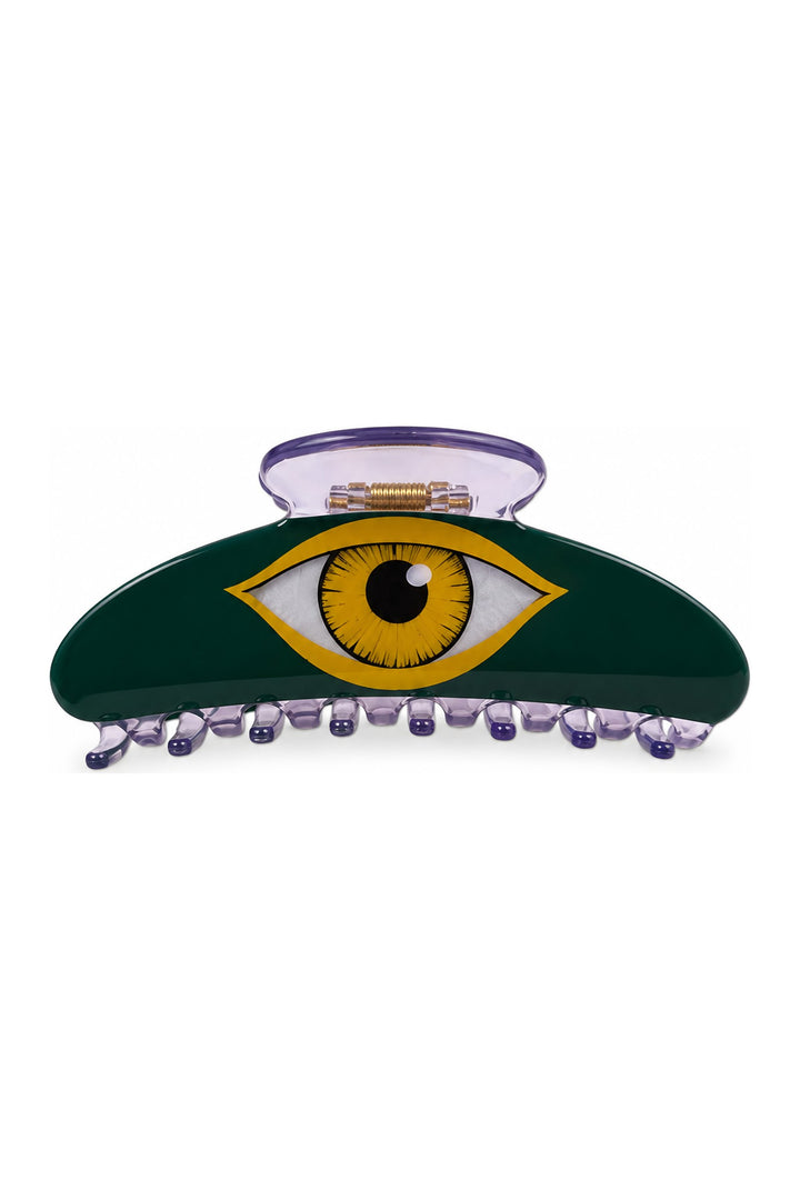 Green Eye Hair Clip