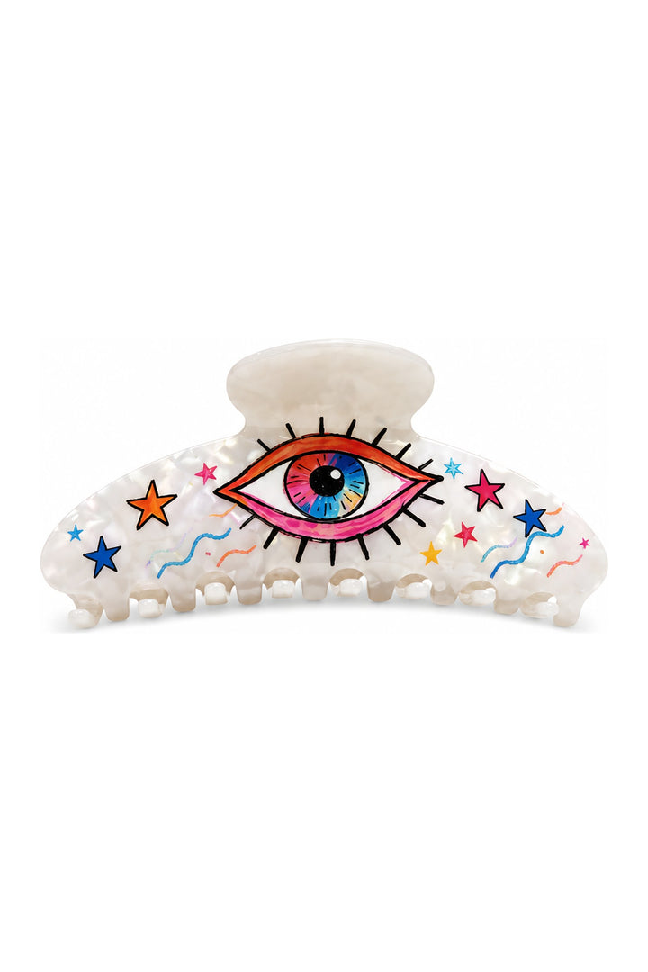 Iridescent Eye Hair Clip