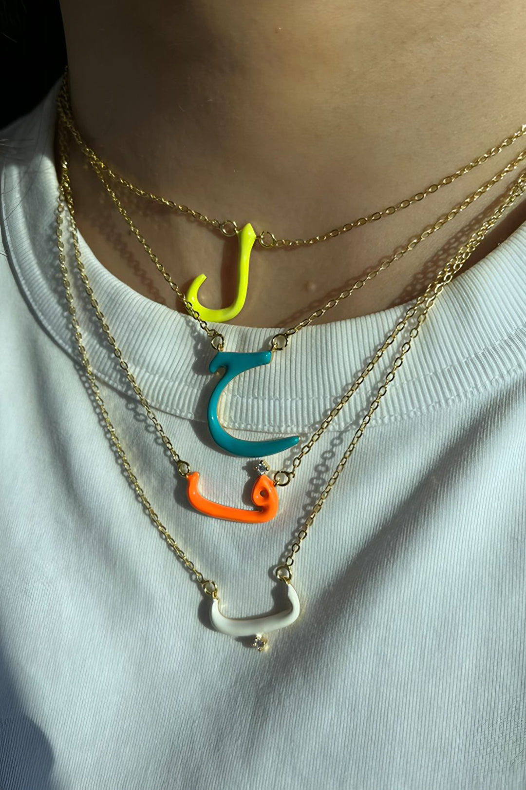 Arab Letter Necklaces