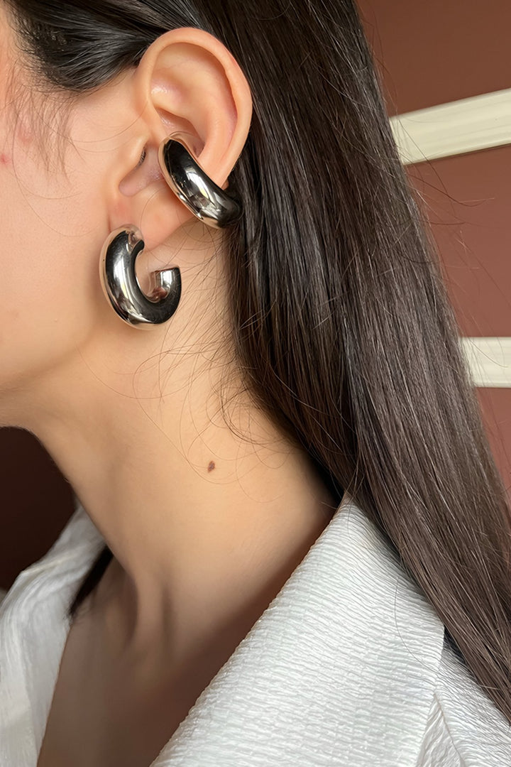 Icon Hoops Silver