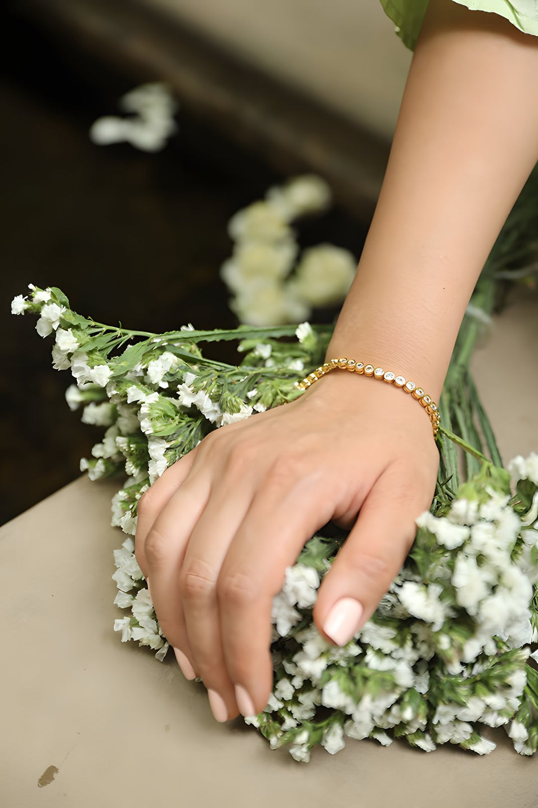 Reese Tennis Bracelet Gold