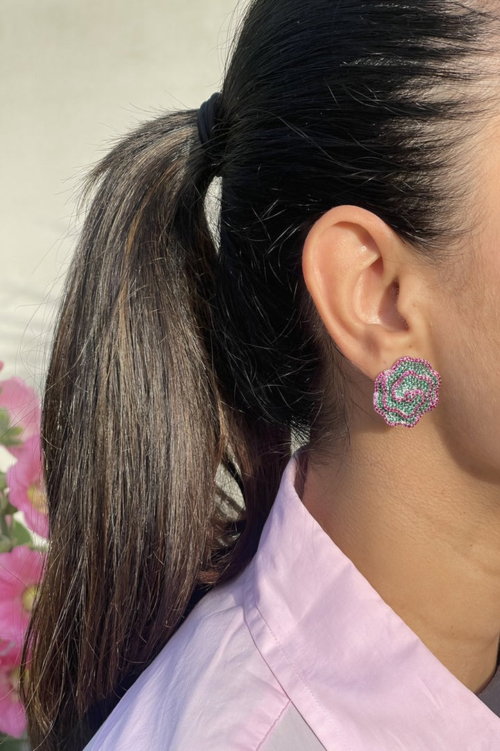 Raya Earrings Green