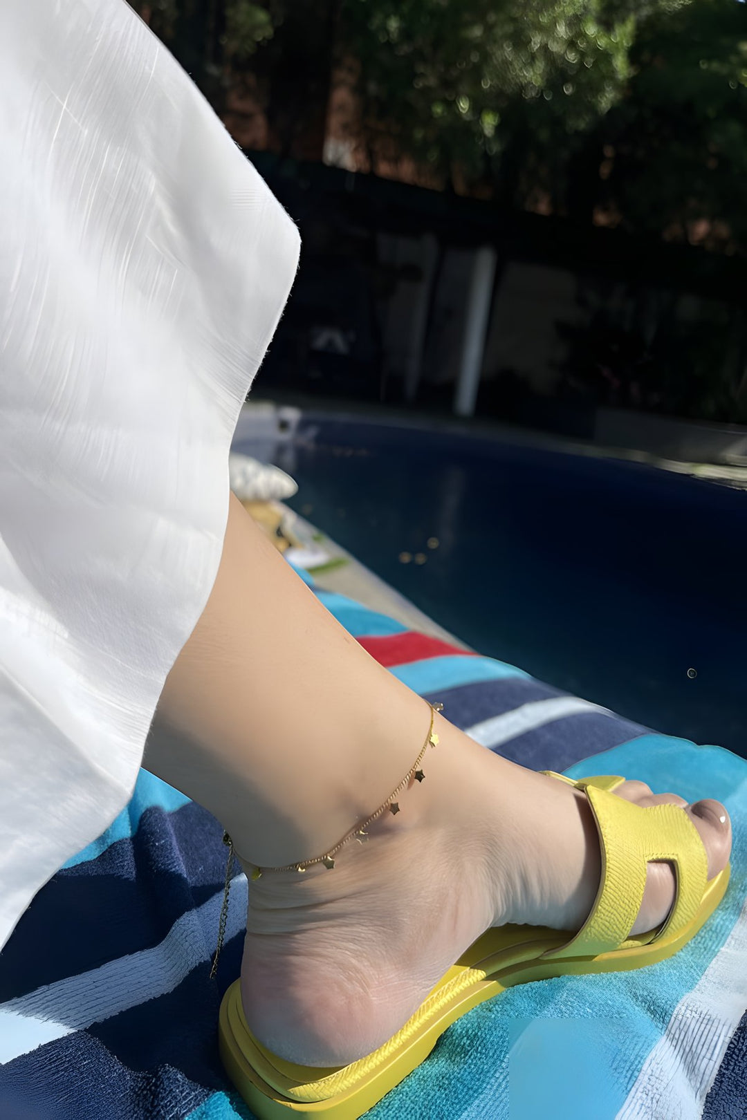 Starry Night Anklet Gold