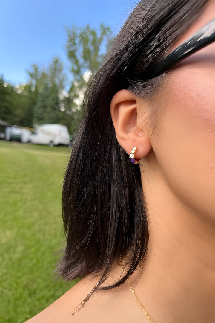 Nero Hoops Purple