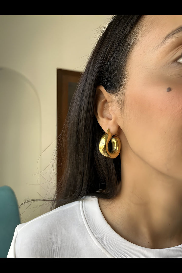 Gina Hoops Gold