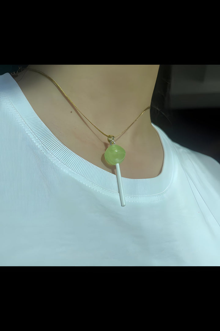 Green Lollipop Pendant