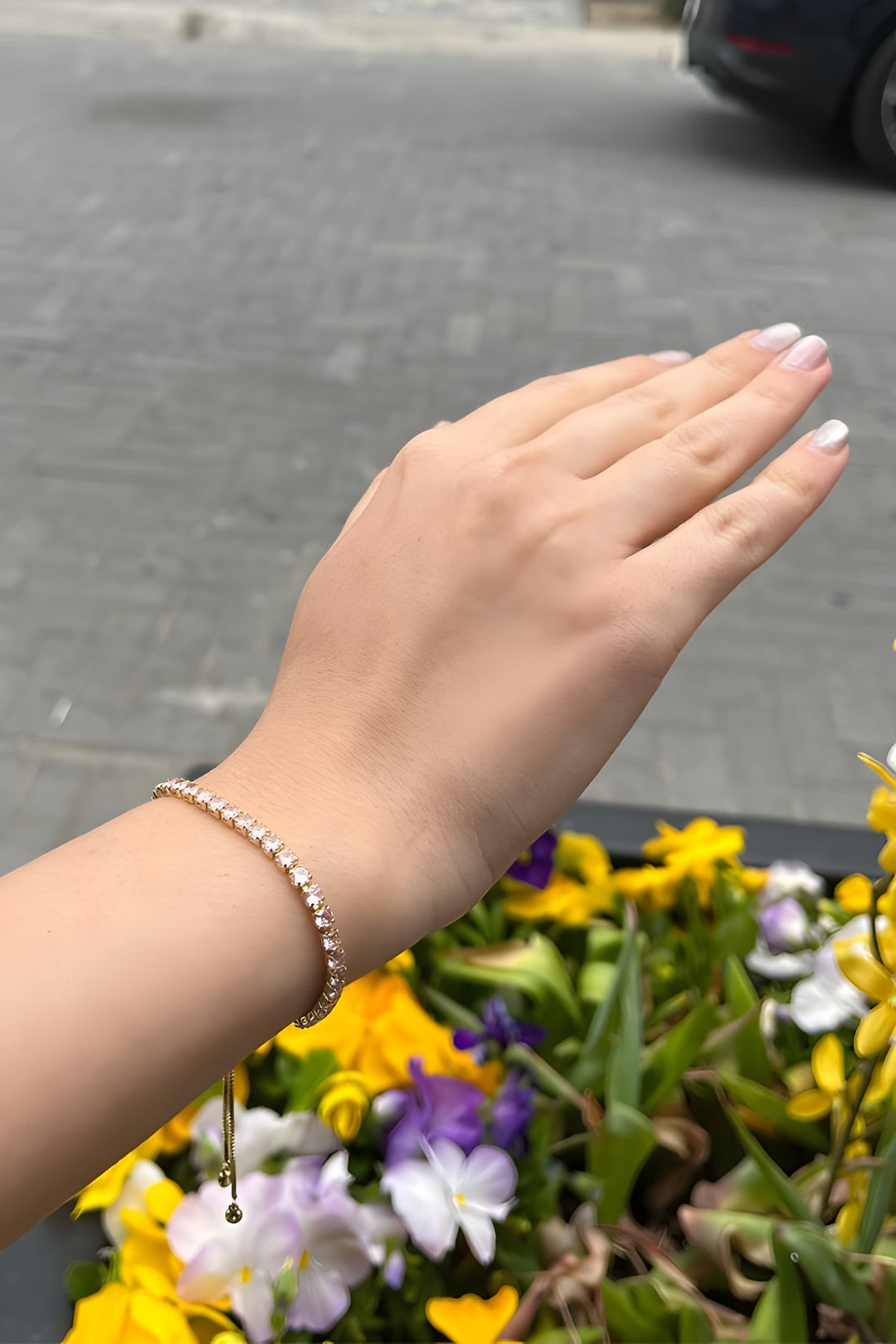 Jemma Tennis Bracelet Lilac