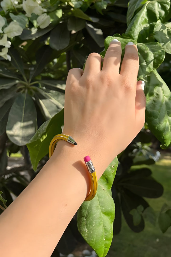 Pencil Bracelet Yellow