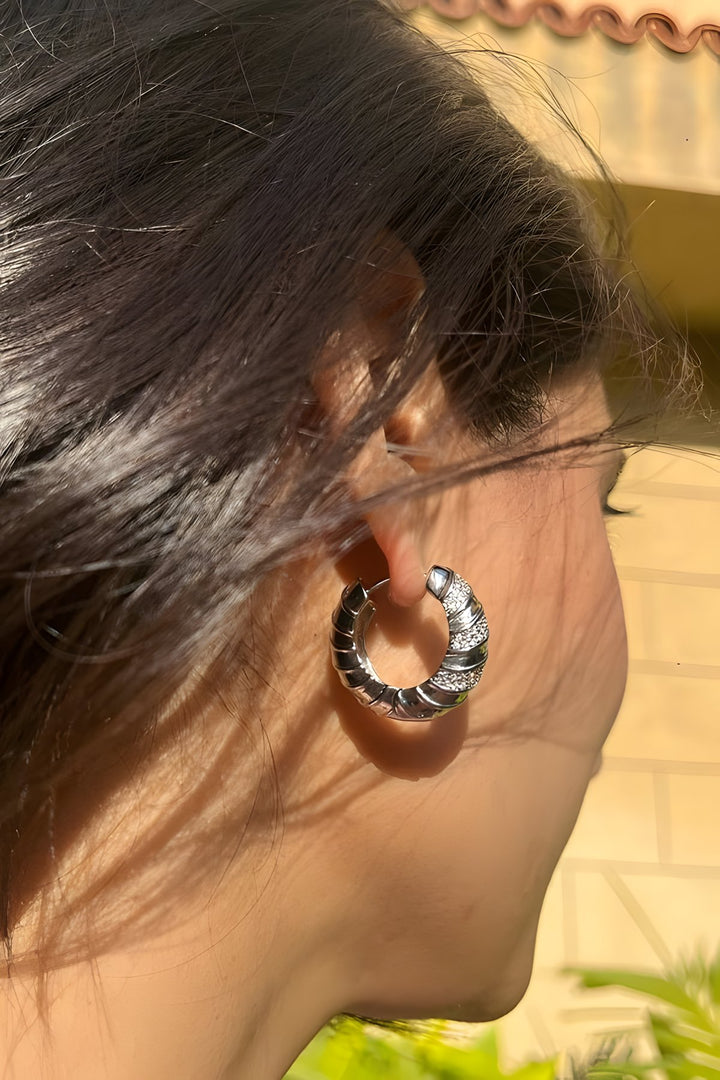 Sonia Silver Hoops