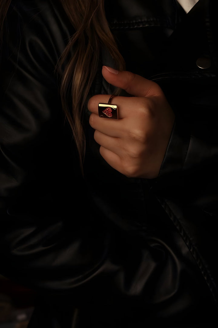 Ace Of Hearts Ring