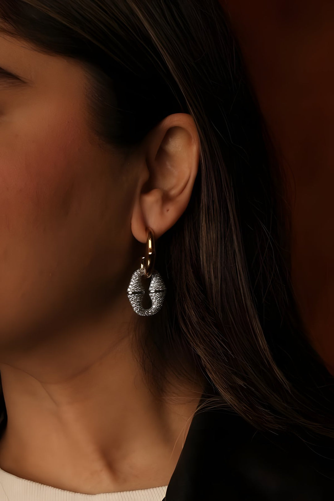 Phoebe Earrings Mixed Metal