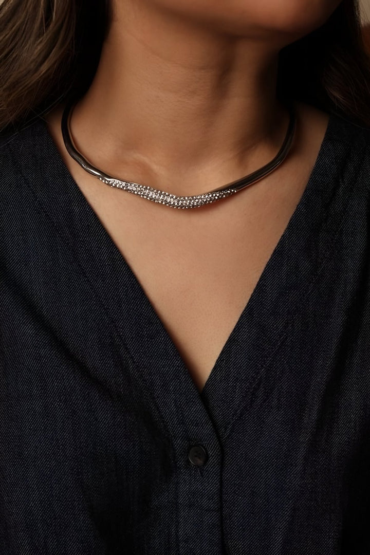 Damas Necklace Silver