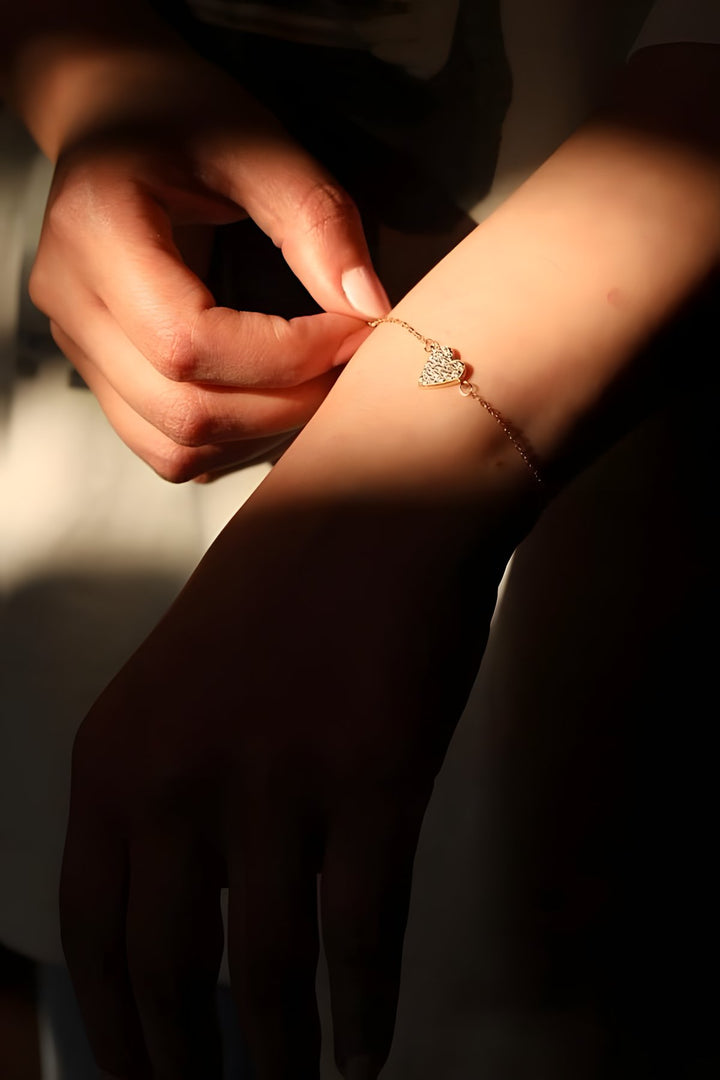 Skinny Heart Bracelet
