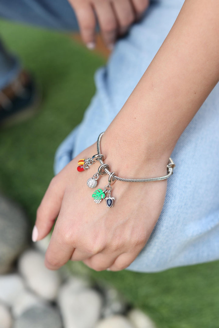European Charms Bracelet Silver