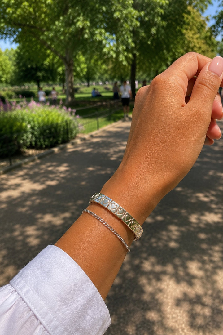 Heart Bracelet Silver