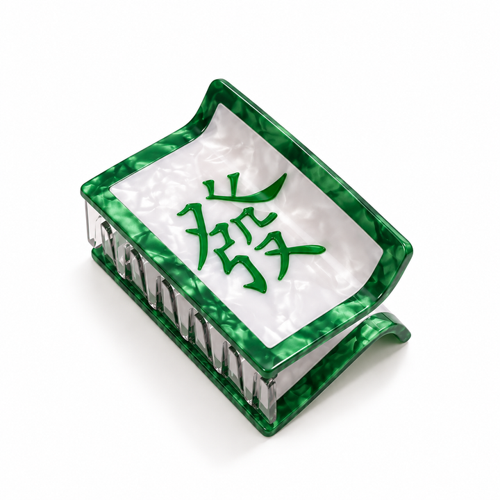 Green Dragon Hair Clip