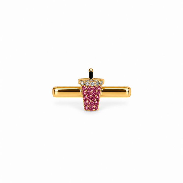 Whoop Charms Gold Pave