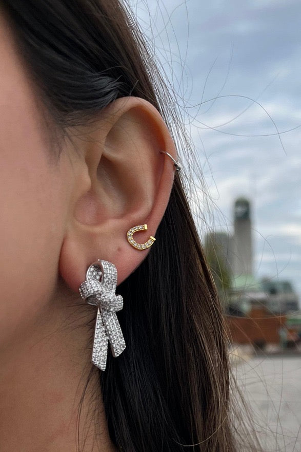 Slate Silver Earrings