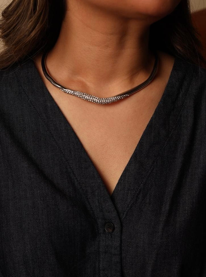 Damas Necklace Silver