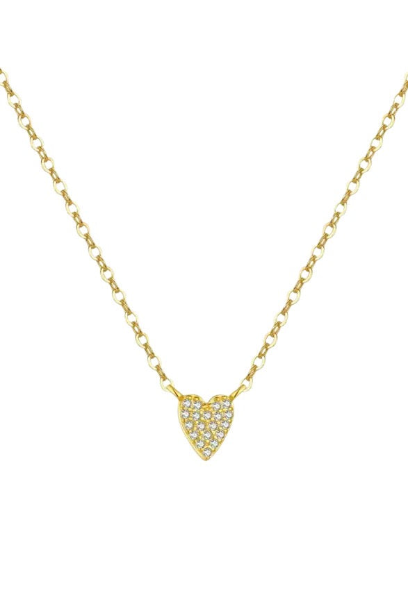 Skinny Heart Necklace