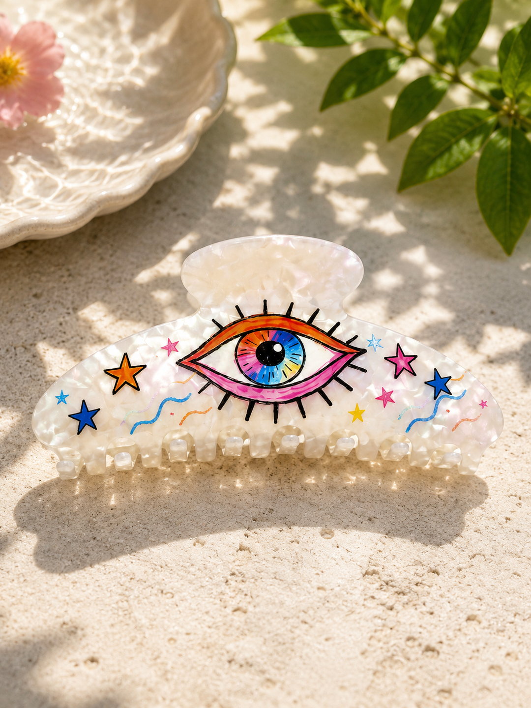 Iridescent Eye Clip