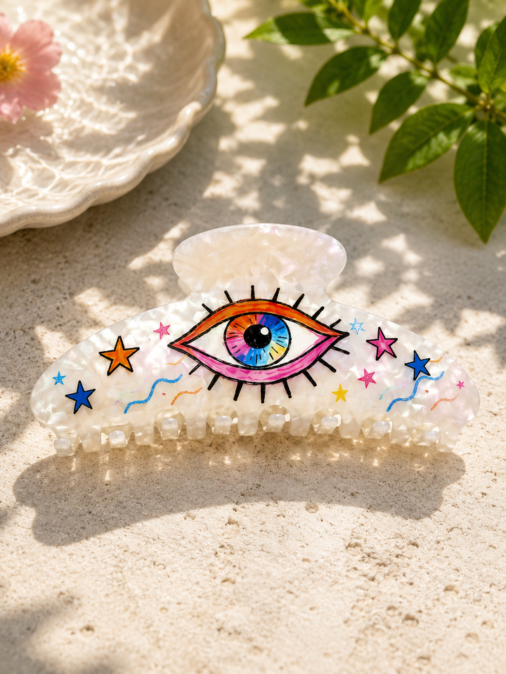 Iridescent Eye Clip