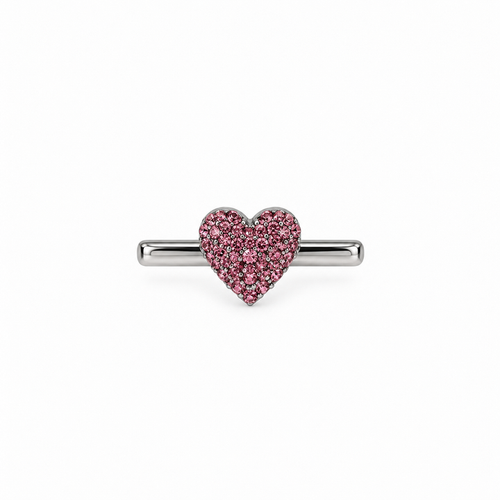 Whoop Charms Silver Pave