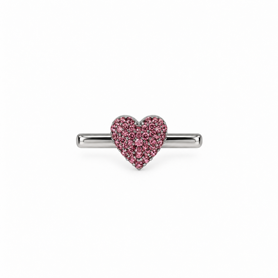 Whoop Charms Silver Pave