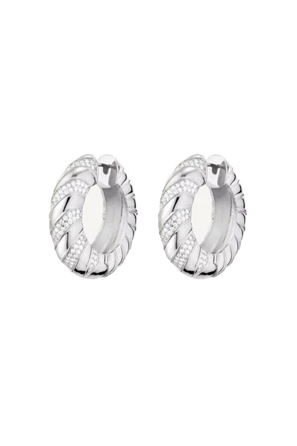 Sonia Silver Hoops