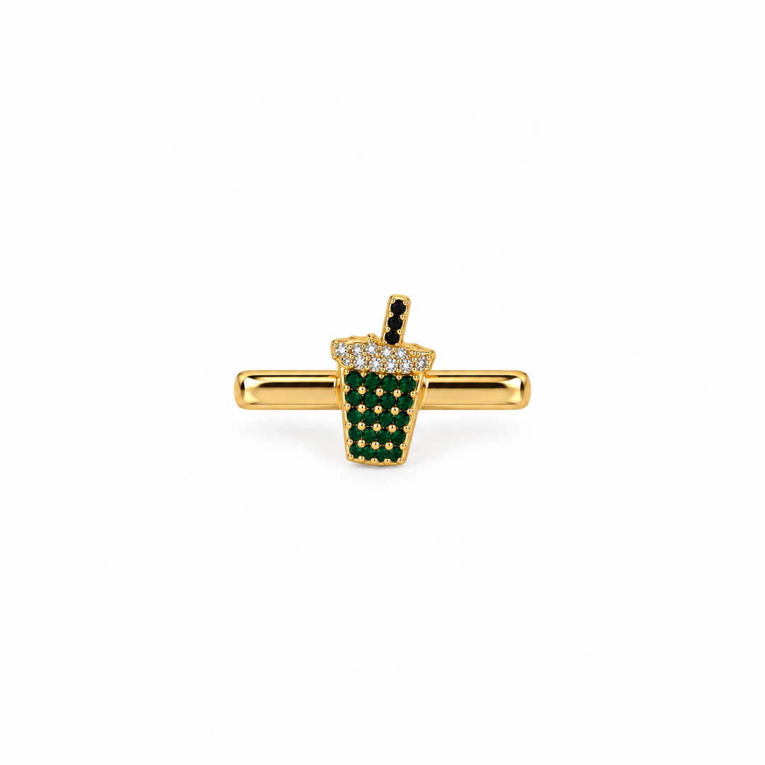 Whoop Charms Gold Pave