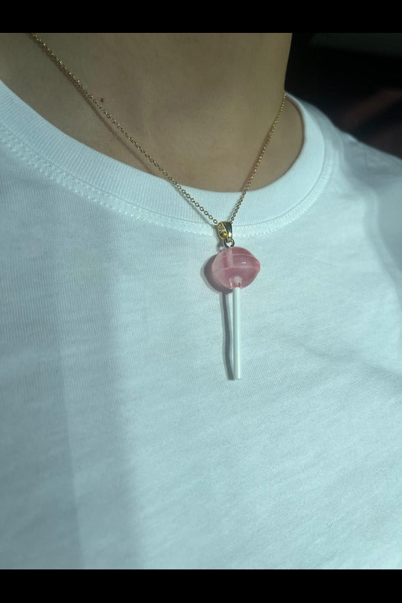 Pink Lollipop Pendant