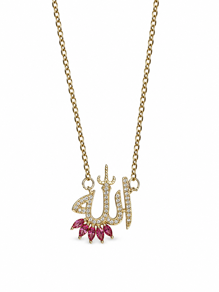 Allah Necklace Red