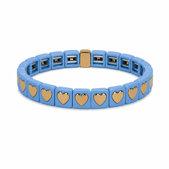 Heart Bracelet Blue