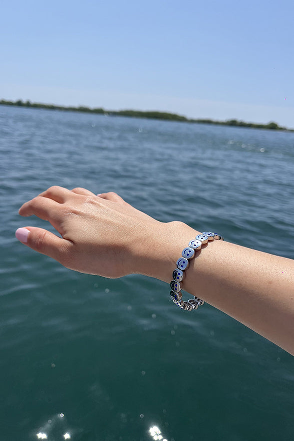 Classic All Smiles Silver Bracelet