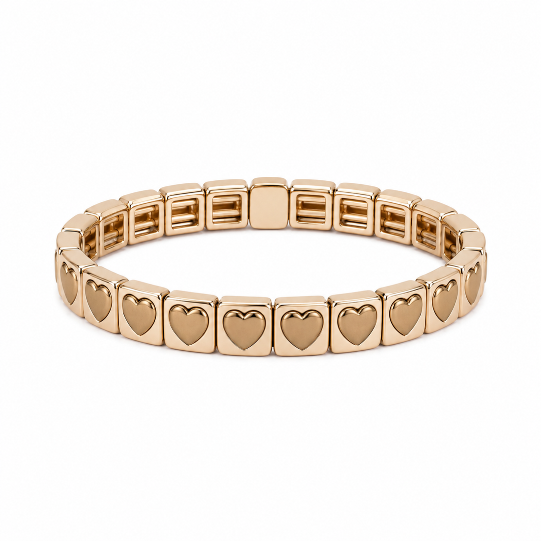 Heart Bracelet Gold