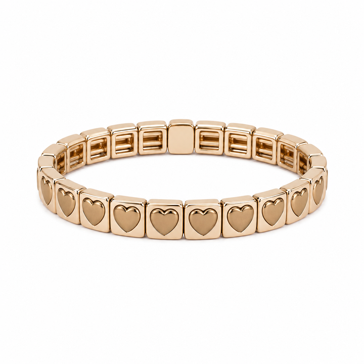 Heart Bracelet Gold