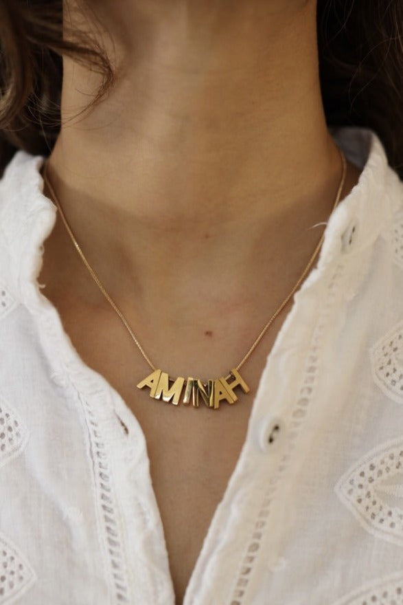 Word Charm Necklace