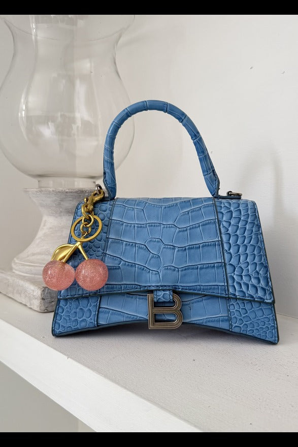 Pink Cherry Bag Charm