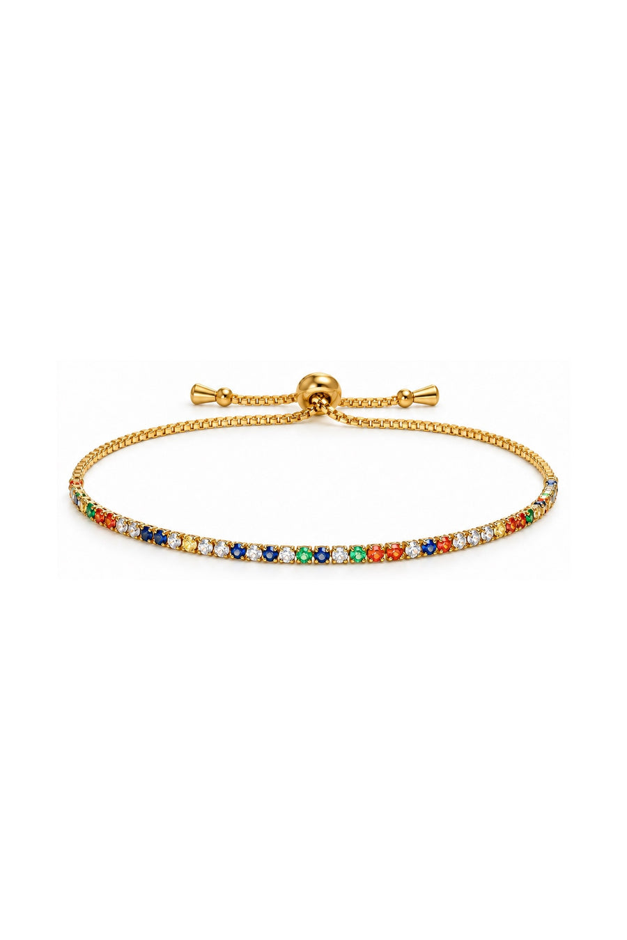 Jemma Skinny Bracelet Rainbow