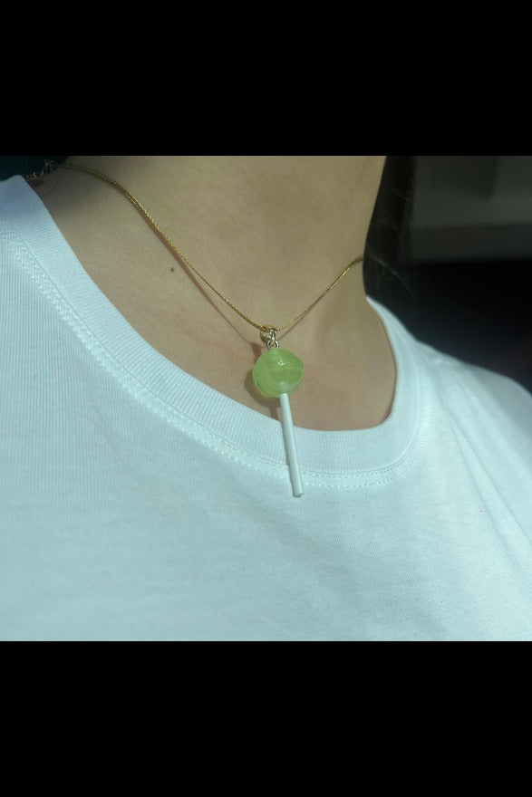 Green Lollipop Pendant