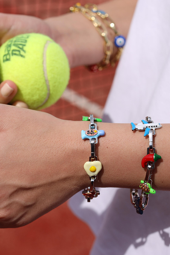 Swiss Charm Bracelet Silver